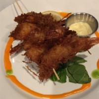 Coconut Shrimp · Served with pineapple dipping sauce.