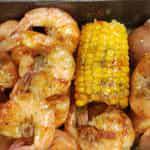 Small Shrimp Box · 1 lb. of shrimp, sausage, corn, potatoes with your choice of seasoning mild, hot, lemon pepp...
