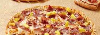 Hawaiian Pizza · Ham, pineapple and mozzarella cheese.