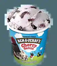 Cherry Garcia Ice Cream · Cherry ice cream with cherries and fudge flakes.