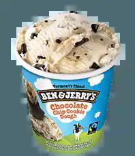 Chocolate Chip Cookie Dough Ice Cream · Vanilla ice cream with gobs of chocolate chip cookie dough.