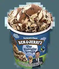 The Tonight Dough Ice Cream · Starring jimmy fallon (peanuts). caramel and chocolate ice creams with chocolate cookie swir...