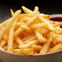 French Fries · Shoestring fries salted.
