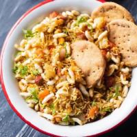 Bhelpuri · Bhel puri is a slightly sweet, spicy & sour tasting chaat snack made with puffed rice, chaat...