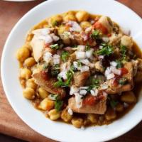 Samosa Chat · Samosa chaat is a lip-smacking chaat made with samosa, chickpea curry, various chutneys and ...