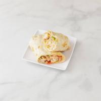 Buffalo Chicken Wrap · Served with blue cheese, lettuce and tomato.