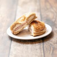 Turkey and Cream Cheese Sandwich · Served on bagel or croissant.