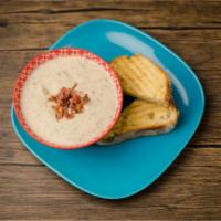 Clam Chowder · Creamy traditional clam chowder, full of all the originals: potatoes, onions, and clams. Exp...