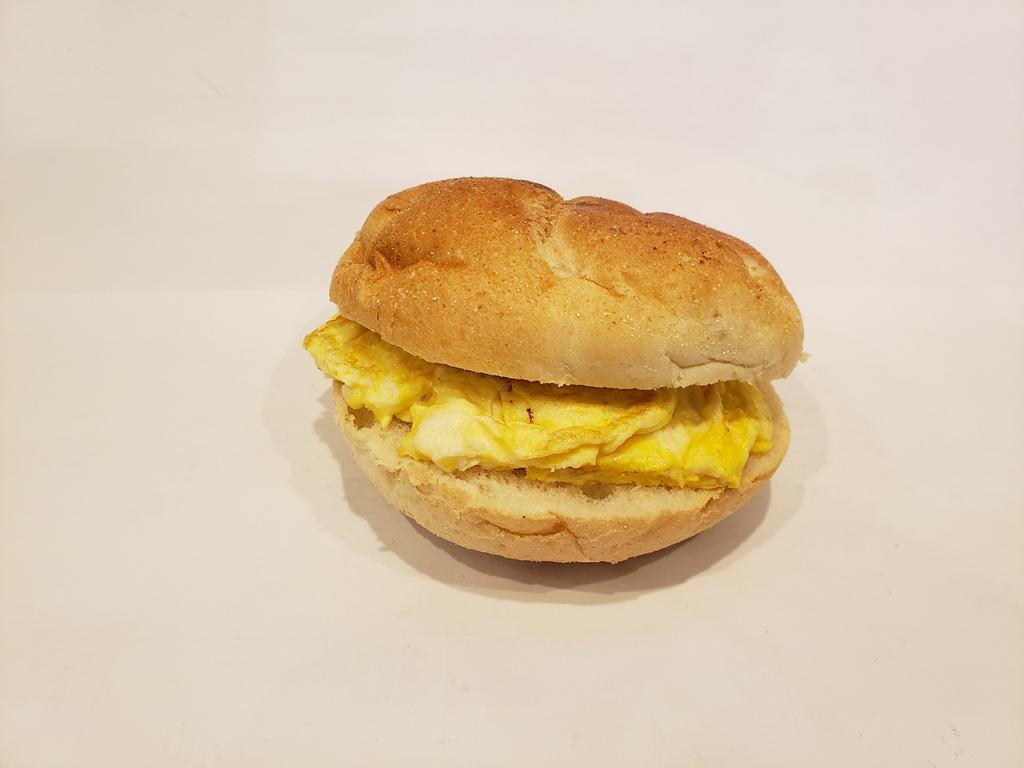 Egg Sandwich · 1 egg any style on your favorite bread.
