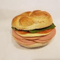 Mortadella Boar's Head  Sandwich · Italian sausage sandwich. 