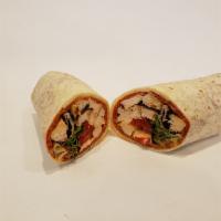 Daniel Special Wrap · Daniel special wrap grilled chicken, melted fresh mozzarella, roasted peppers, basil, pepper...