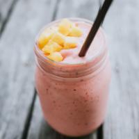 Summer Sensation  · Peach, strawberry, banana, turmeric, coconut cream, OJ. Add Epic vanilla protein powder for ...
