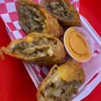 Philly Cheese Steak Eggroll · 