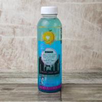 Majik Lemonade · Revitalizing blue potion. E3 live blue majik spirulina, lemon, alkaline water, & a touch of ...