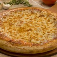 Cheese Pizza · Made fresh daily. Dough combined with our delicious sauce and topped with our secret blend o...