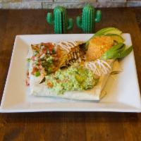Tex Mex Quesadilla · Chicken or steak. A flour over and filled with chicken or steak melted cheese topped with gu...
