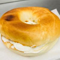 Cream Cheese Bagel · Toasted bagel with cream cheese