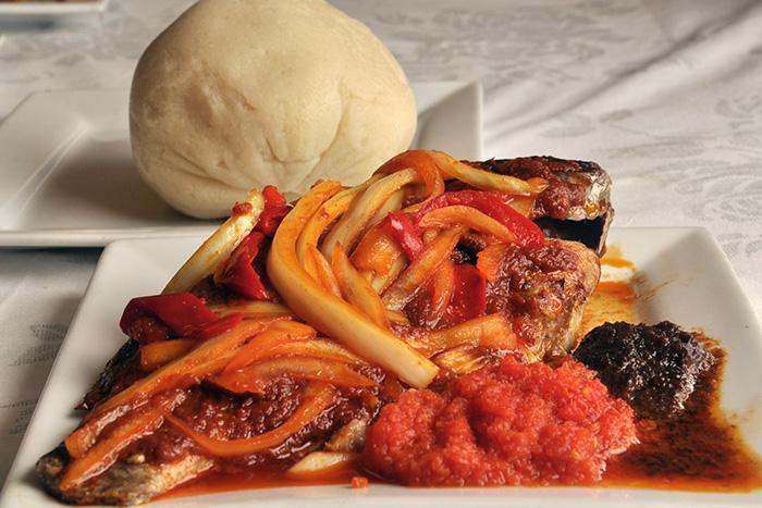 Tilapia · Seasoned and grilled fish. Served with wakye, jollof rice, rice stew, plantains or banku. 