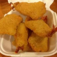 A6. Fried Jumbo Shrimp Special · 5 pieces.