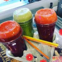 Fresh Squeezed Juices · Naturally fresh squeezed juices with your choice of fruits or vegetables.