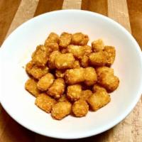 Tater Tots · Our Famous Crispy Tater Tots Seasoned With Our House Mix. Gluten Free.