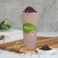 Red Bean Smoothie · The sugar has been mixed and cannot be adjusted!