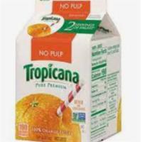14 oz. Tropicana Carton · Choice of flavor.