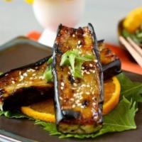 Miso Eggplant · Grilled eggplant served with sweet miso paste