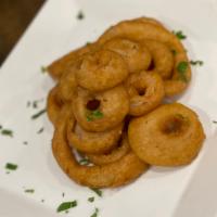 Onion Rings · Delicious seasoned fried onion rings
