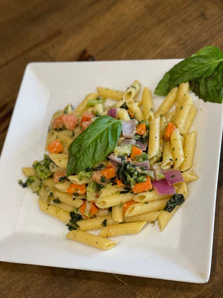 Primavera · A Delicious Vegetable Dish

Served with choice of pasta or salad.