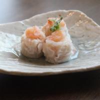 3. Shumai (shrimp) · Steamed dumplings.