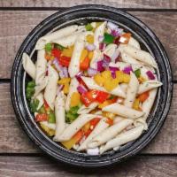 Pasta Salad 6 oz. · Penne Pasta with diced onion, green and red peppers in an Italian dressing.