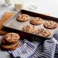 2 Dozen Warm Mini Cookies · 2 dozen freshly baked mini chocolate chip cookies. Standard packaging.