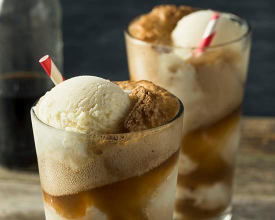 Ice Cream Float · Two scoops of ice cream paired with your favorite soda