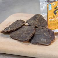 Pot Roast Beef Jerky · As soon as you open the package, the smell of pot roast hits your nose and your mouth will b...