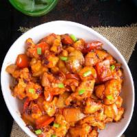 Chilli Paneer · Indo chinese starter or appetizer made by tossing fried paneer in sweet sour and spicy chili...