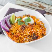 Chef Special Chicken Biryani · Special biryani is a style of biryani from Hyderabad, India made with basmati rice and bonel...