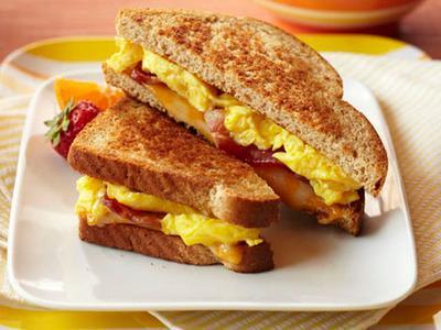 Egg with cheese and Breakfast meat sandwich... · 