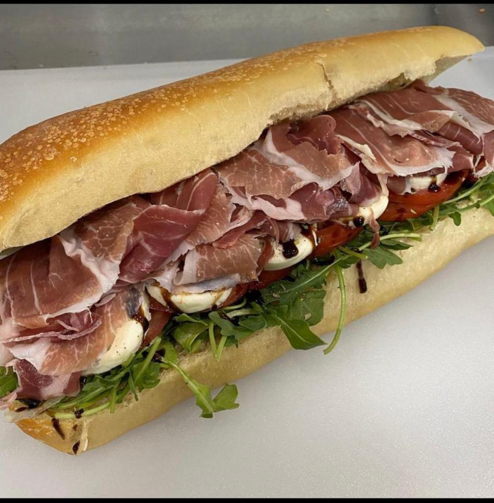 Prosciutto Sandwich · Dry-cured ham sandwich.