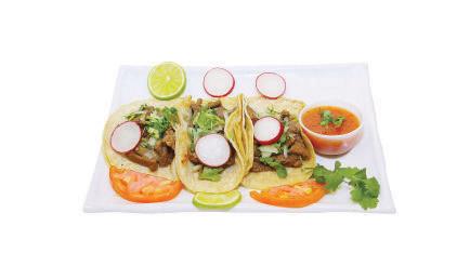 16. Tacos Mexicanos · Mexican tacos with your choice of filling.