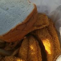 4 Piece Catfish Fillet and 2 Piece Bread · 