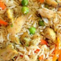 Shanghai Chicken Fried Rice · Shanghai Fried Rice recipe which is a Chinese fried rice mixed with vegetables, sausage, and...