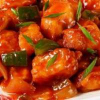 Paneer Chilly Dry · 
Paneer is coated in corn starch batter fried until crisp  fresh chili sauce is made by saut...