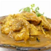 Curry Chicken · 香茅咖喱雞 Served with bone. 