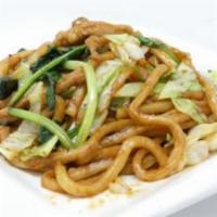 Shanghai Fried Noodle · 上海粗炒麵