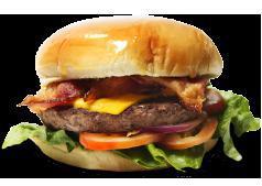 Cheeseburger · 1/3 lb. Angus beef, mayonnaise, lettuce, tomato, red onion, and pickle.