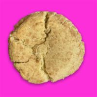 Jumbo Snickerdoodle Cookie · Soft, chewy, and fresh from the oven!

Contains the following allergens:
-Eggs
-Milk
-Wheat
