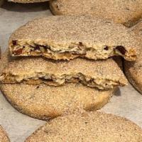 Pecan Sandies · Buttery cinnamon sugar cookie with diced pecans.
