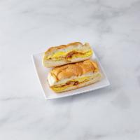 Bacon, Egg and Cheese Sandwich Breakfast · 