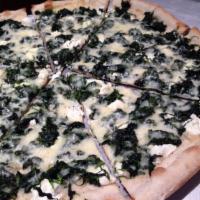 White Pizza with Spinach · 